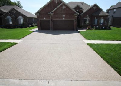 Exposed Aggregate Driveways Macomb County MI