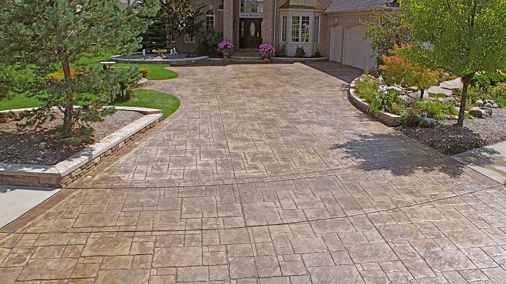 Stamped Concrete Driveways In Macomb County, MI