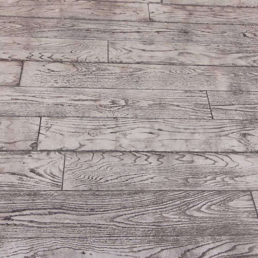 Wood Plank concrete stamp pattern in Shelby Township Concrete Showroom