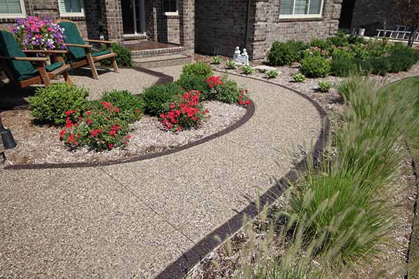 Exposed Aggregate Walkway In Macomb Township, MI
